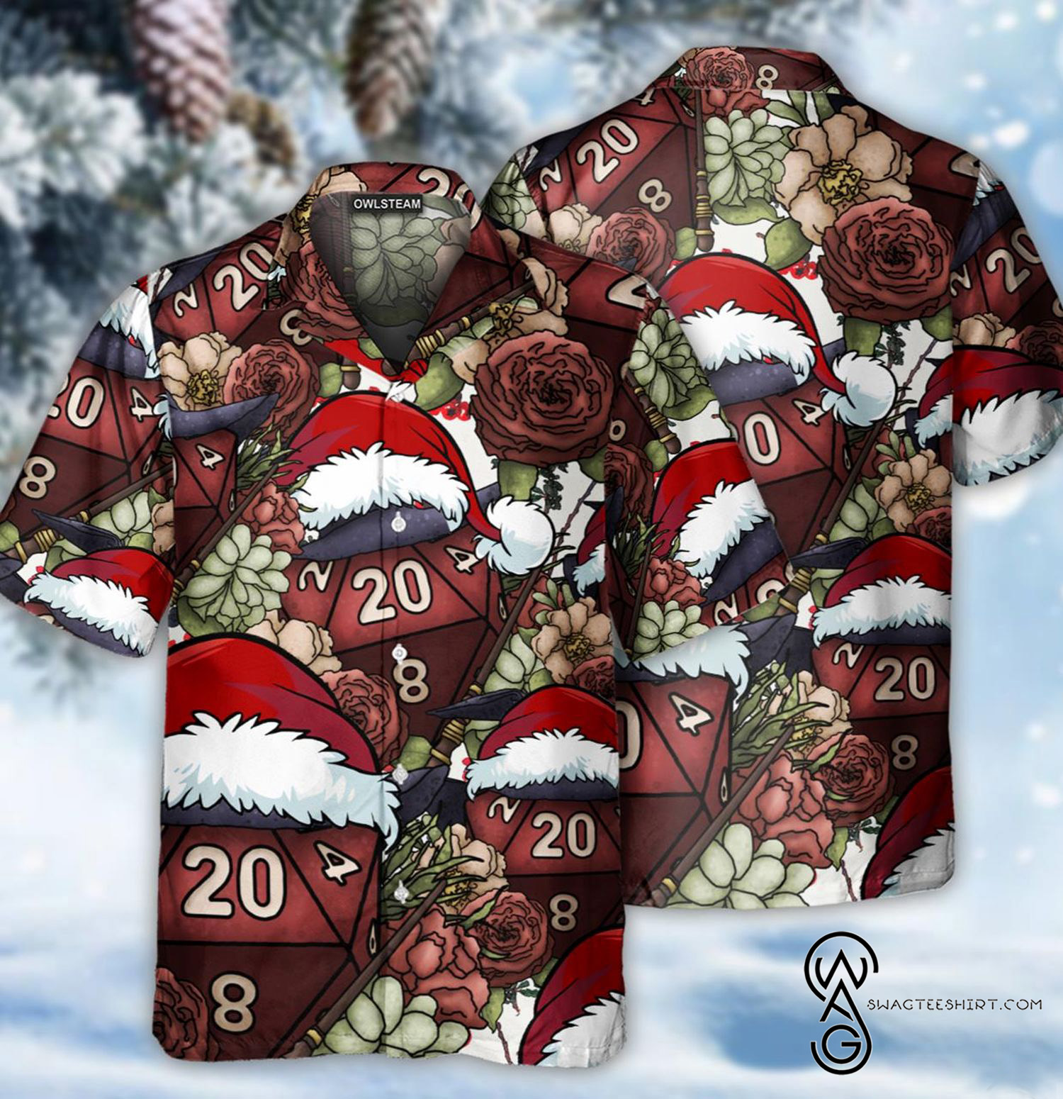 [Top Trending] Witch Dice D20 Christmas Vibe Hawaiian Aloha Shirts